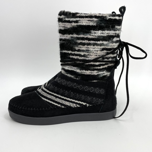 Toms black and white weather resistant boots - Picture 4 of 12
